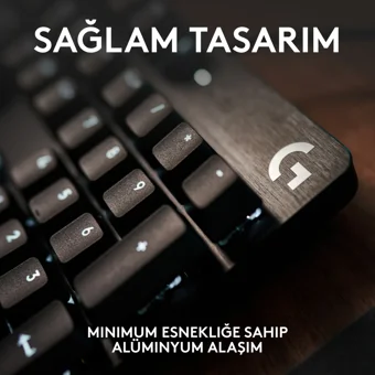 Logıtech G413 Türkçe Q RGB Kablolu Siyah Mekanik Gaming Klavye