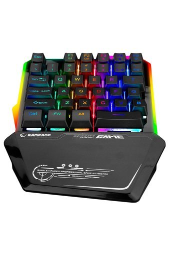 Rampage KB-R24 Türkçe Q RGB Kablolu Siyah Normal Gaming Klavye