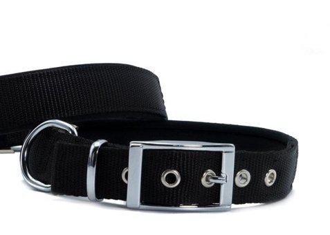 Doggie Elit Ayarlanabilir Boyun Köpek Tasması 2.5 x 37 x 45 cm Siyah