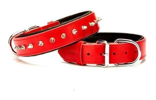 Doggie Comfort Ayarlanabilir Boyun Köpek Tasması L Kırmızı