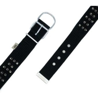Doggie Konfor Ayarlanabilir Boyun Köpek Tasması 5 x 55 - 65 cm Siyah