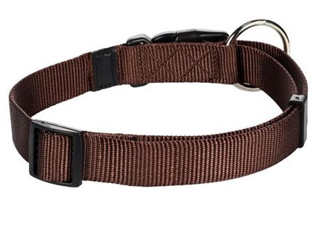 Flamingo Ayarlanabilir Boyun Köpek Tasması 45 - 65 cm Kahverengi