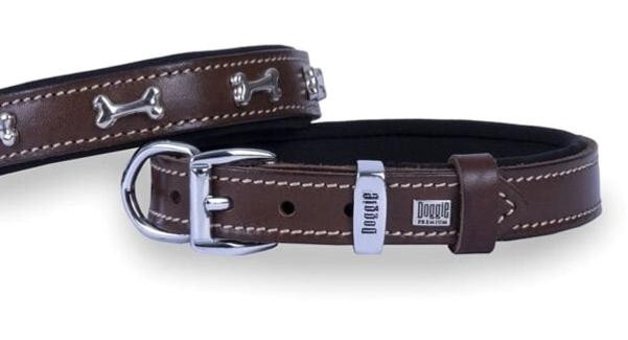 Doggie Comfort Ayarlanabilir Boyun Köpek Tasması 2 x 30 - 35 cm Kahverengi