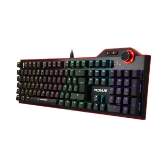 Rampage Hydra R6 Türkçe Q RGB Blue Switch Kablolu Siyah Mekanik Gaming Klavye