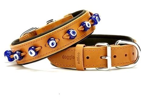Doggie Comfort Ayarlanabilir Boyun Köpek Tasması L Camel