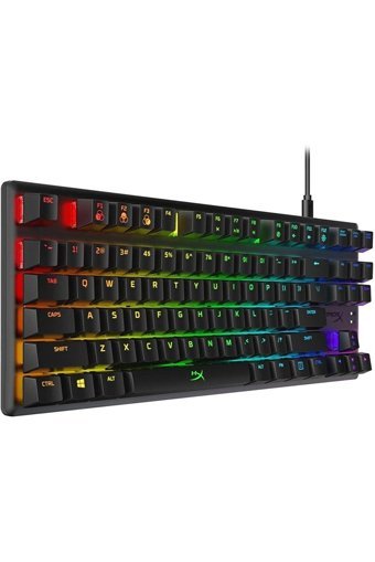 Hyperx HX-KB7 İngilizce Q RGB Red Switch Kablolu Siyah Mekanik Gaming Klavye