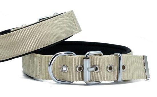 Doggie Comfort Ayarlanabilir Boyun Köpek Tasması 3 x 42 - 50 cm Krem