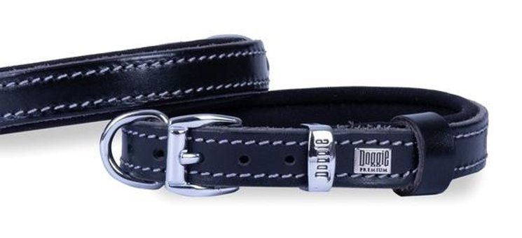 Doggie Ayarlanabilir Boyun Köpek Tasması 1.5 x 20 x 25 cm Siyah