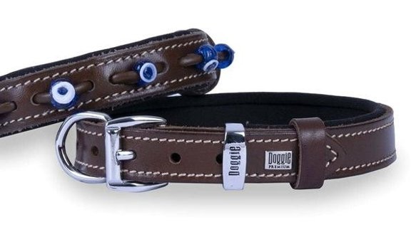 Doggie Konfor Ayarlanabilir Boyun Köpek Tasması 2 x 30 - 35 cm Kahverengi