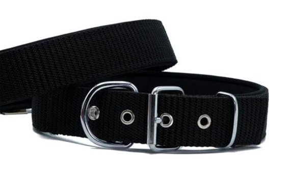 Doggie Elit Ayarlanabilir Boyun Köpek Tasması 4 x 57 - 65 cm Siyah
