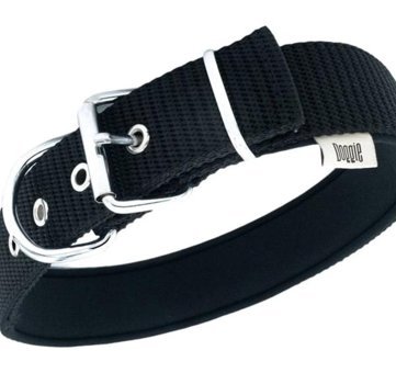 Doggie Elit Ayarlanabilir Boyun Köpek Tasması 4 x 57 - 65 cm Siyah