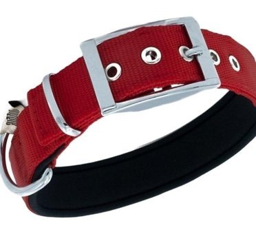 Doggie Elit Ayarlanabilir Boyun Köpek Tasması 3 x 42 - 50 cm Kırmızı
