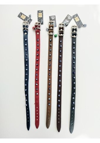 Cattie Ayarlanabilir Boyun Köpek Tasması 1.5 x 28 - 32 cm Çok Renkli