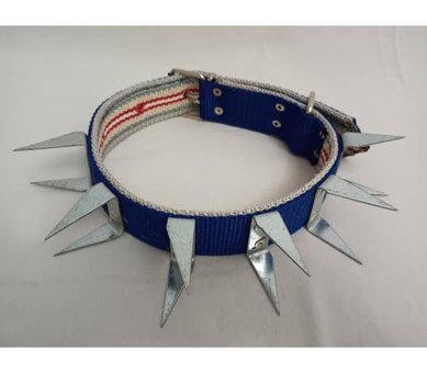 Kozaklı Ayarlanabilir Köpek Tasması 4 x 70 cm Lacivert