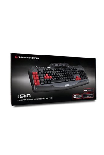 Rampage DLK-5110 Türkçe Q Kablolu Siyah Normal Gaming Klavye