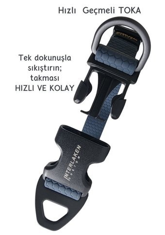 Interlaken Ayarlanabilir Boyun Köpek Tasması S Lacivert