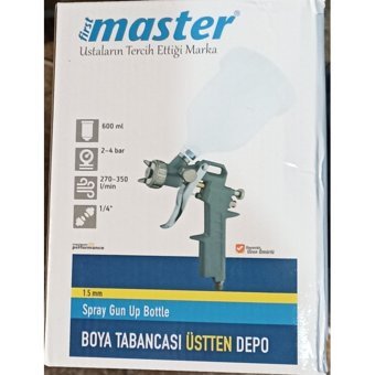Master 600 ml Kapasiteli 1.5 mm Üstten Depolu Aküsüz Havalı Boya Tabancası