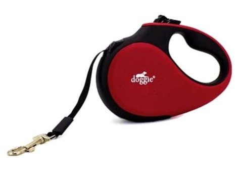 Doggie Soft Makaralı Köpek Tasması XS Kırmızı
