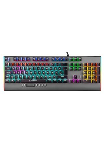 Rampage KB-R211 Türkçe Q RGB Blue Switch Kablolu Siyah Mekanik Gaming Klavye