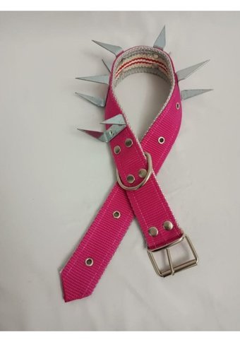 Kozaklı Ayarlanabilir Köpek Tasması 4 x 70 cm Pembe
