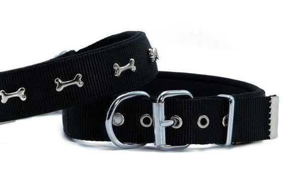 Doggie Comfort Ayarlanabilir Boyun Köpek Tasması 2.5 x 42 - 50 cm Siyah