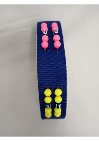 Kozaklı Ayarlanabilir Boyun Köpek Tasması 4 x 70 cm Mavi