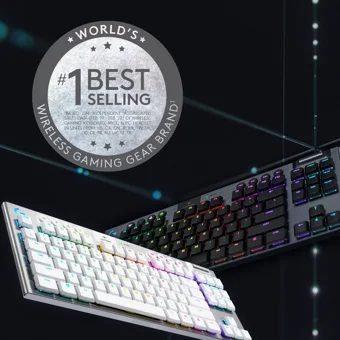 Logitech G915 TKL İngilizce Q RGB Kablosuz Siyah Mekanik Gaming Klavye