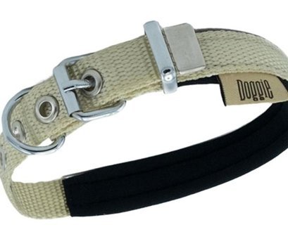 Doggie Ayarlanabilir Boyun Köpek Tasması 1.5 x 20 - 25 cm Haki