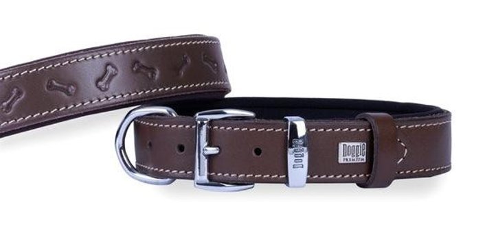 Doggie Ayarlanabilir Boyun Köpek Tasması 2.5 x 37 - 45 cm Kahverengi
