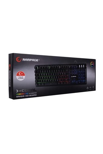 Rampage KB-R99 Türkçe Q Kablolu Siyah Yarı Mekanik Gaming Klavye