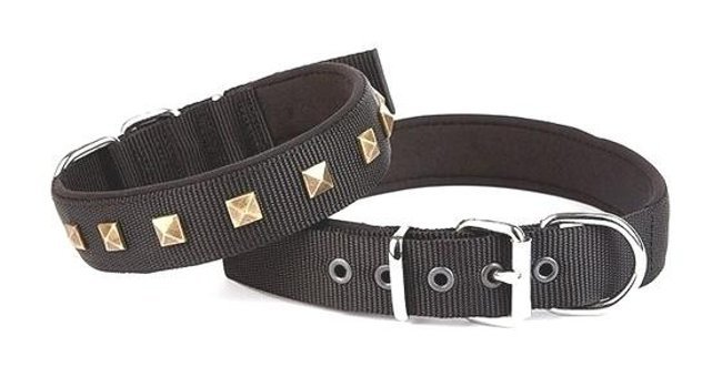 Doggie Konfor Ayarlanabilir Boyun Köpek Tasması 3 x 47 x 50 cm Siyah