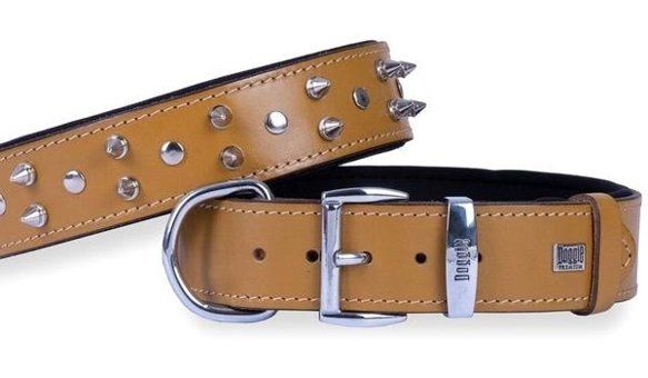 Doggie Konfor Ayarlanabilir Boyun Köpek Tasması 4 x 57 - 65 cm Camel
