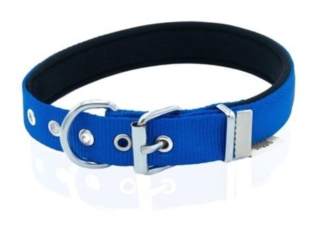 Doggie Konfor Ayarlanabilir Boyun Köpek Tasması 2.5 x 42 - 50 cm Mavi