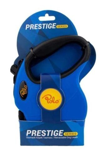Polo Prestige Makaralı Köpek Tasması S Mavi