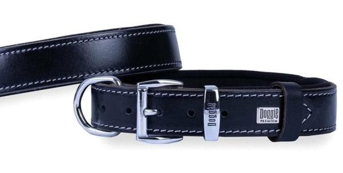Doggie Konfor Ayarlanabilir Boyun Köpek Tasması 2.5 x 37 - 45 cm Siyah