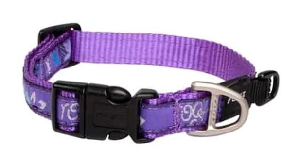 Rogz Fancy Dress Ayarlanabilir Boyun Köpek Tasması XL Mor