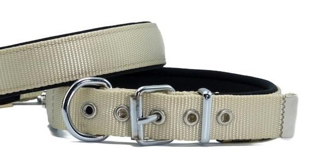 Doggie Comfort Ayarlanabilir Boyun Köpek Tasması 2.5 x 37 - 45 cm Krem