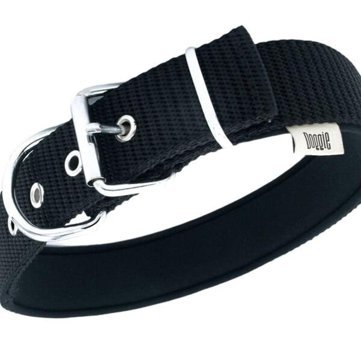 Doggie Elit Ayarlanabilir Boyun Köpek Tasması 4 x 47 - 55 cm Siyah