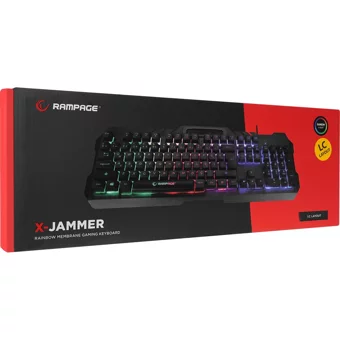 Rampage KB-R57 Türkçe Q Kablolu Siyah Normal Gaming Klavye