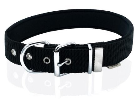 Doggie Konfor Ayarlanabilir Boyun Köpek Tasması 4 x 47 - 55 cm Siyah