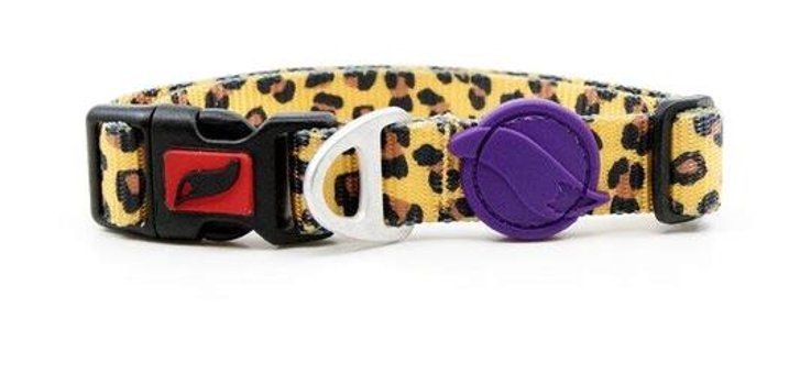 Tailpetz Leopard Ayarlanabilir Boyun Köpek Tasması XS Çok Renkli