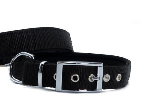 Doggie Elit Ayarlanabilir Boyun Köpek Tasması 2.5 x 42 x 50 cm Siyah