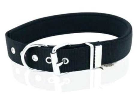 Doggie Konfor Ayarlanabilir Boyun Köpek Tasması 3 x 47 - 55 cm Siyah