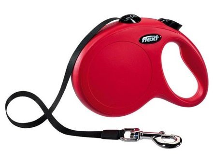 Flexi Yeni Klasik Ayarlanabilir Köpek Tasması M Kırmızı