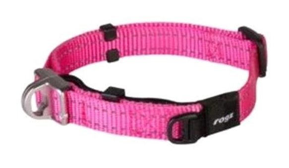 Rogz Utility Safety Ayarlanabilir Boyun Köpek Tasması L Pembe