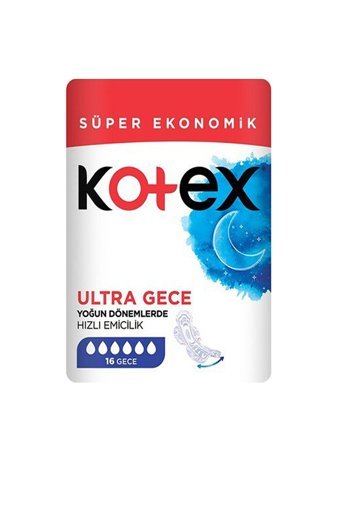 Kotex Organik Antialerjik Orta Normal 116'lı Hijyenik Ped 6 Adet