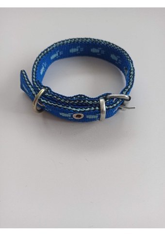 Kozaklı Ayarlanabilir Boyun Köpek Tasması 2 x 40 cm Lacivert