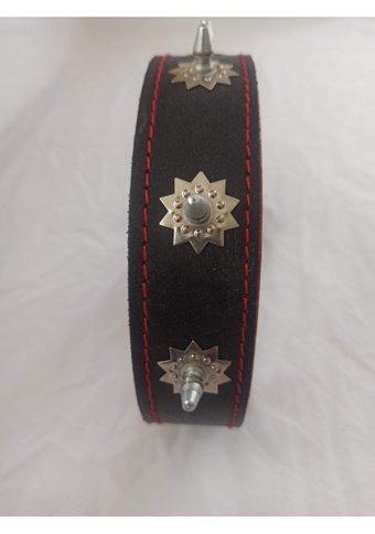 Kozaklı Ayarlanabilir Boyun Köpek Tasması 4 x 60 cm Siyah