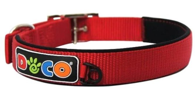 Doco Ayarlanabilir Boyun Köpek Tasması 3.8 x 50 - 65 cm Kırmızı