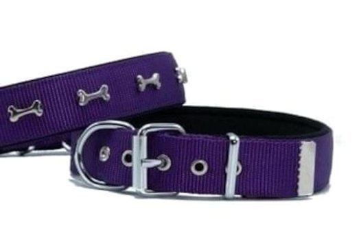 Doggie Konfor Ayarlanabilir Boyun Köpek Tasması 3 x 42 - 50 cm Mor